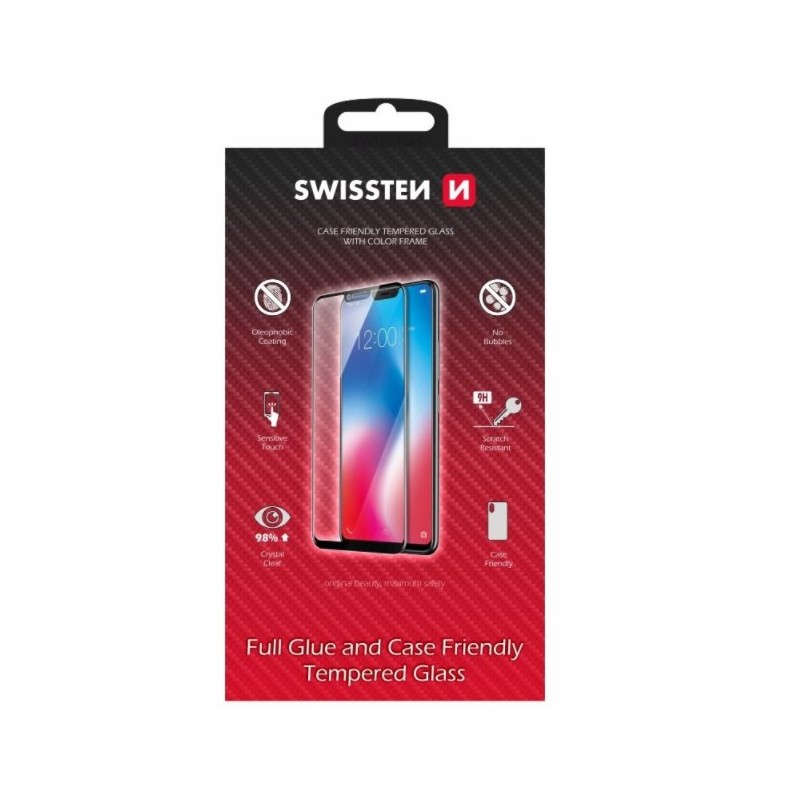 Swissten ochranné Sklo Case Friendly Xiaomi Redmi Note 10 5G/POCO M3 pro 5G černé