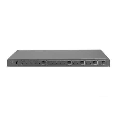 DIGITUS 4x2 HDMI Matrix Switch, 4K/60Hz Scaler, EDID, ARC, HDCP 2.2, 18 Gbps