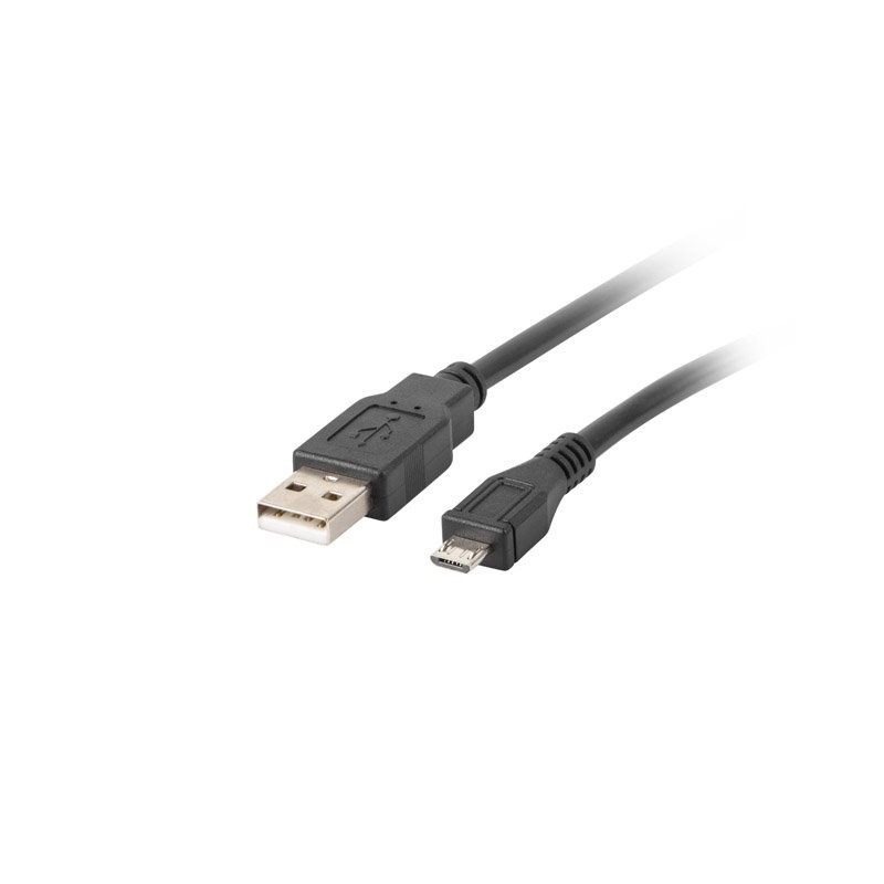 LANBERG Micro USB (M) na USB-A (M) 2.0 kabel 1,8m, černý