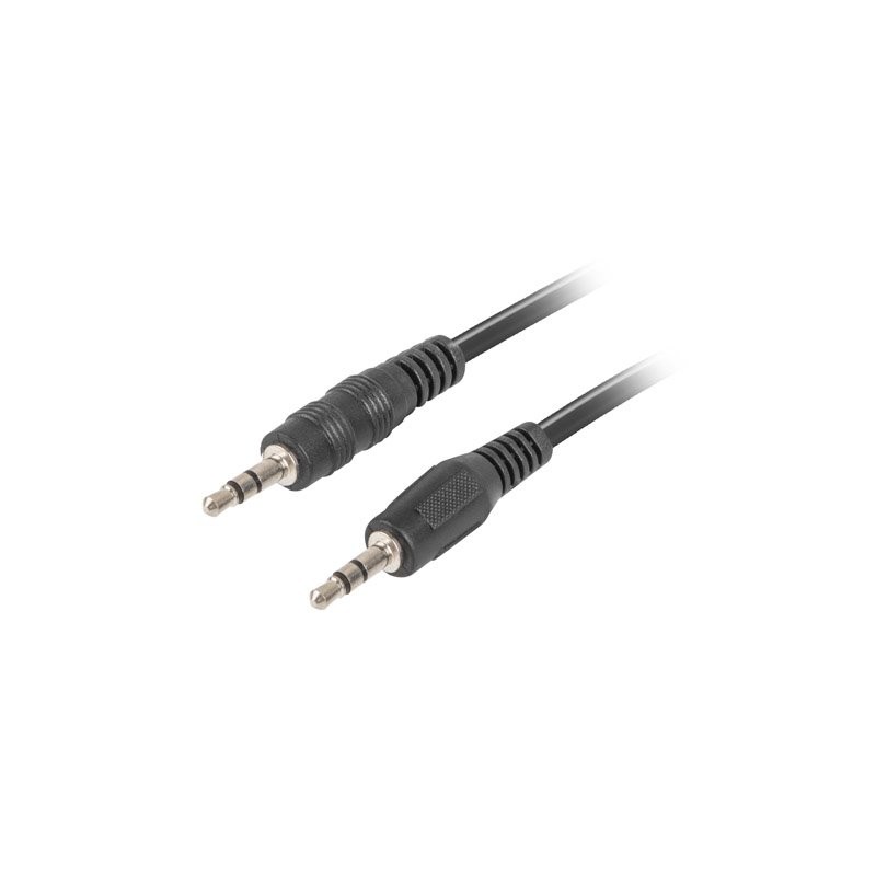LANBERG Minijack 3.5mm M / M 3 PIN kabel 2m, černý
