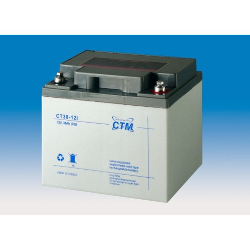 Fukawa CT 12-38 (12V 38Ah závit M6 životnost 5let)