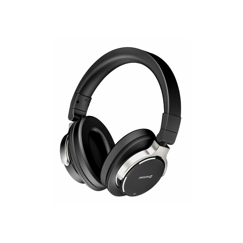 Swissten Bluetooth Stereo sluchátka JUMBO ANC černý