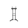 DIGITUS pojízdný televizní vozík s policí pro monitor 37-70" s náklonem , černý , max 50 kg VESA: 100x100, 200x100, 200x200, 300