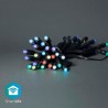 Nedis WIFILP01C48 SmartLife světelný řetěz | Wi-Fi | RGB | 48 LED's | 10.80 m | Android / IOS
