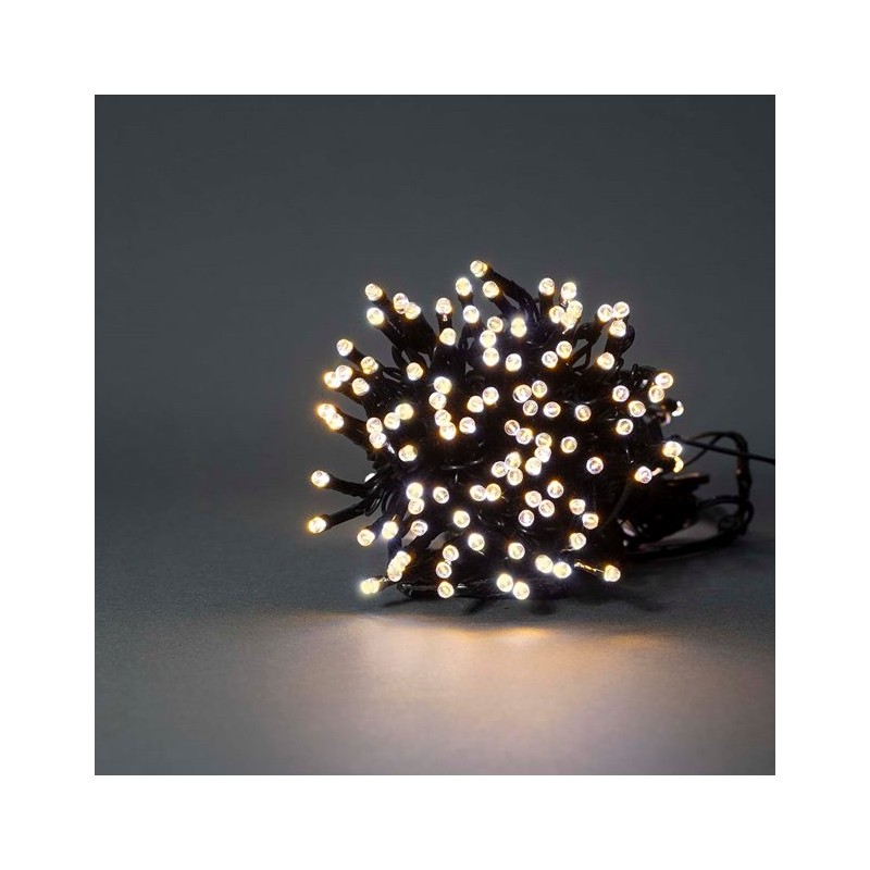 Nedis WIFILX01W100 SmartLife světelný řetěz | Tětiva | Wi-Fi | Teplá Bílá | 100 LED's | 10.0 m | Android / IOS