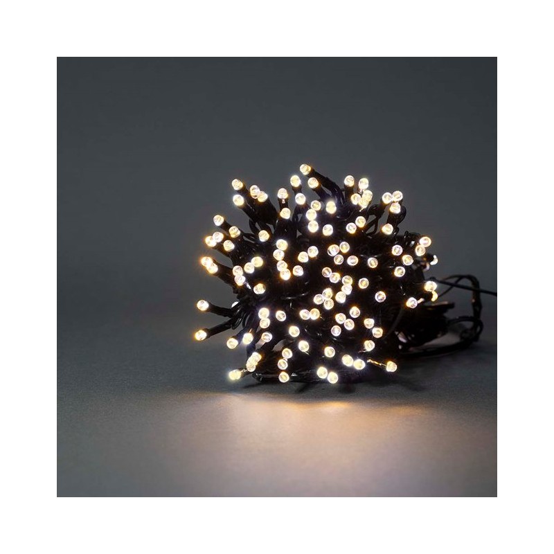 Nedis WIFILX01W200 SmartLife světelný řetěz | Tětiva | Wi-Fi | Teplá Bílá | 200 LED's | 20.0 m | Android / IOS