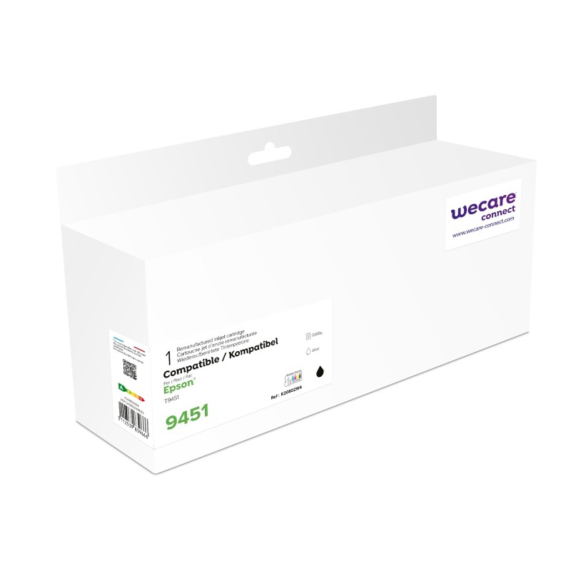 WECARE ARMOR cartridge pro EPSON WorkForce C5210, C5290, C5710, C5790 (C13T945140) černá/black 64ml / 5000p