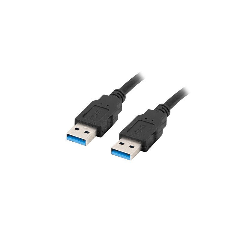 LANBERG USB-A M/M 3.0 kabel 1M černý