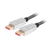 LANBERG Displayport M/M kabel 20 PIN V1.4 1M 8K 60HZ černý