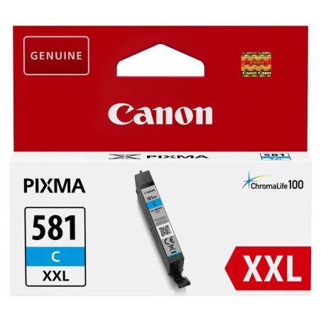 Canon CARTRIDGE CLI-581XXL azurová pro PIXMA TS615x, TS625x, TS635x, TR7550, TS815x (820str.)