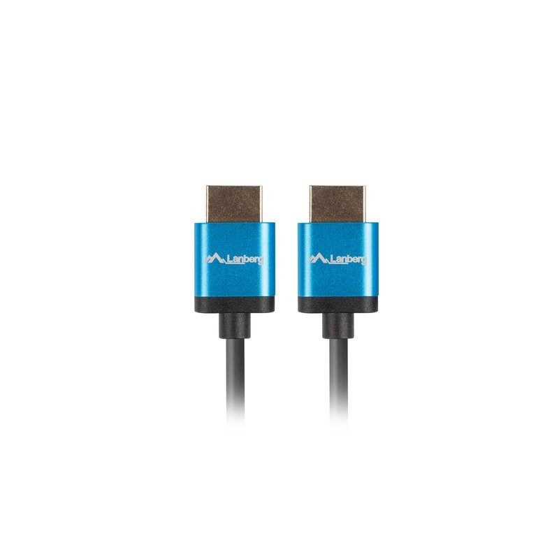 LANBERG HDMI M/M 2.0 kabel 1M 4K černý úzký