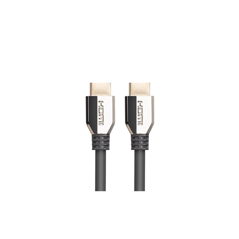 LANBERG Ultra High Speed HDMI 2.1 kabel, 48 Gbps, 8K@60Hz, 5K@120Hz, délka 1m, černý, zlacené konektory