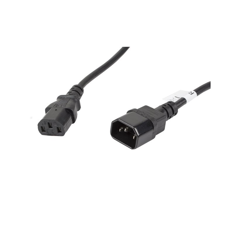 LANBERG IEC 320 C13 na C14 kabel 5M VDE černý