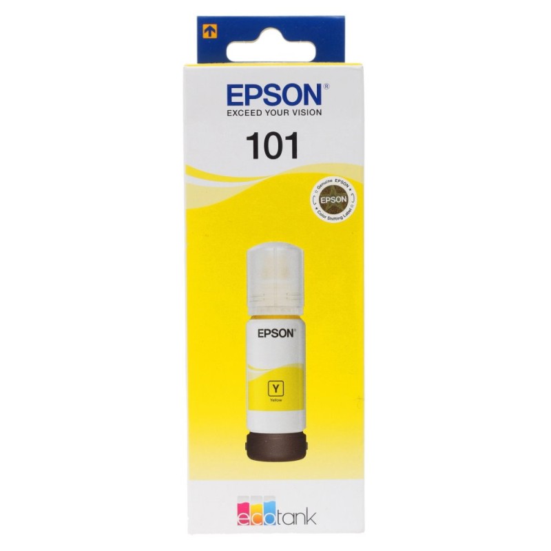 EPSON ink bar 101 EcoTank Yellow ink bottle 70 ml, BAR 6000