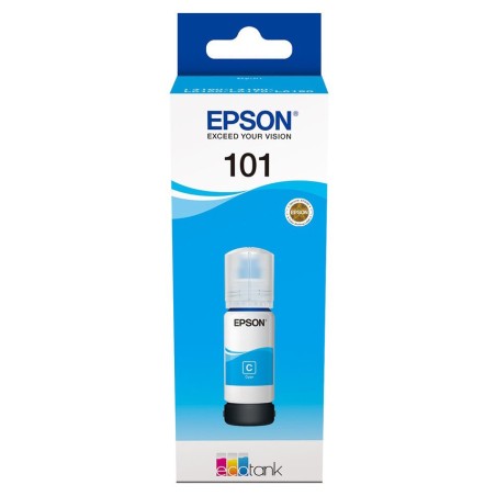 EPSON ink bar 101 EcoTank Cyan ink bottle 70 ml, BAR 6000
