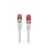 LANBERG Patch kabel CAT 6 S-FTP, AWG 26/7, LSZH, měď, šedý, 0,5m