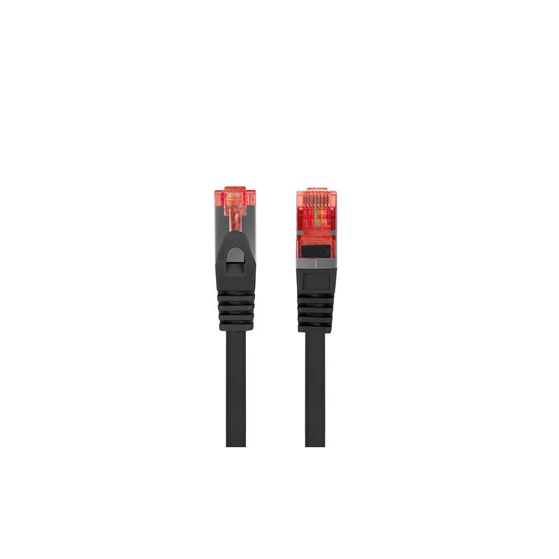 LANBERG Patch kabel CAT 6 S-FTP, AWG 26/7, LSZH, měď, černý, 10m