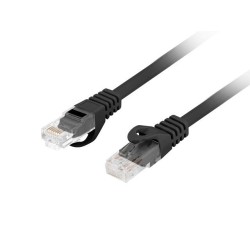 LANBERG Patch kabel CAT.6 UTP LSZH CU 3M černý Fluke Passed
