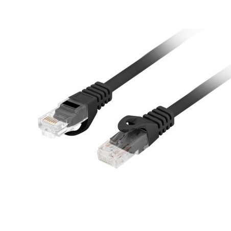 LANBERG Patch kabel CAT.6 UTP LSZH CU 3M černý Fluke Passed