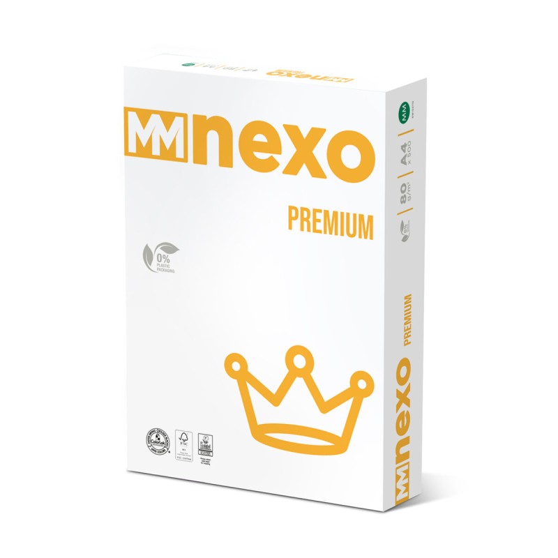 Europapier NEXO Premium - značkový kancelářský papír A4, 80g/m2, 1 x 500 listů, KVALITA B+