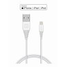 SWISSTEN DATOVÝ KABEL TPE USB / LIGHTNING MFi 1,2 M BÍLÝ