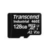 Transcend 128GB microSDXC460I UHS-I U3 V30 A2 3K P/E (3D TLC) průmyslová paměťová karta, 100MB/s R, 85MB/s W, černá