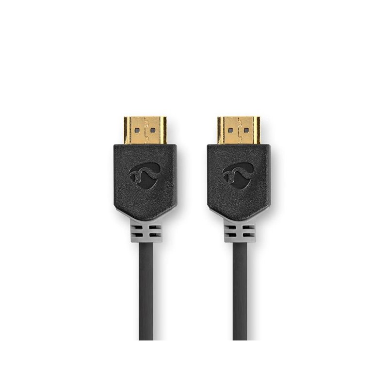 Nedis CVBW35000BK20 - Ultra High Speed HDMI Kabel| Konektor HDMI - HDMI | 8K@60Hz | 2.00 m | Antracit | Box