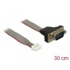 Delock Cable serial pin header female 1 x DB9 male 2 mm pitch layout: twisted