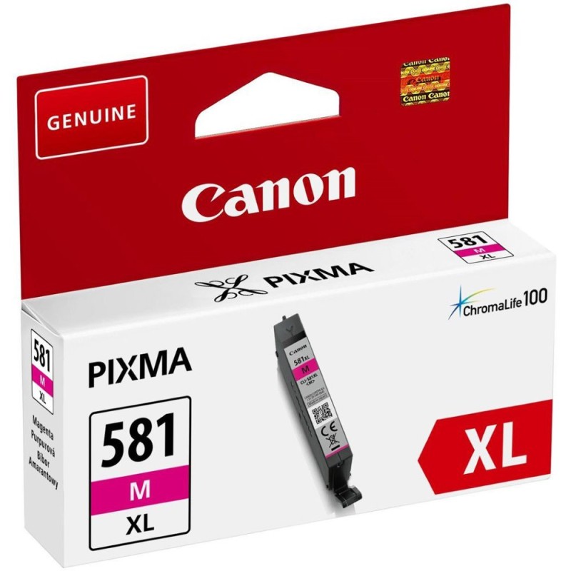 Canon CARTRIDGE PGI-580XL purpurová pro PIXMA TS615x, TS625x, TS635x, TR7550, TS815x (466 str.)