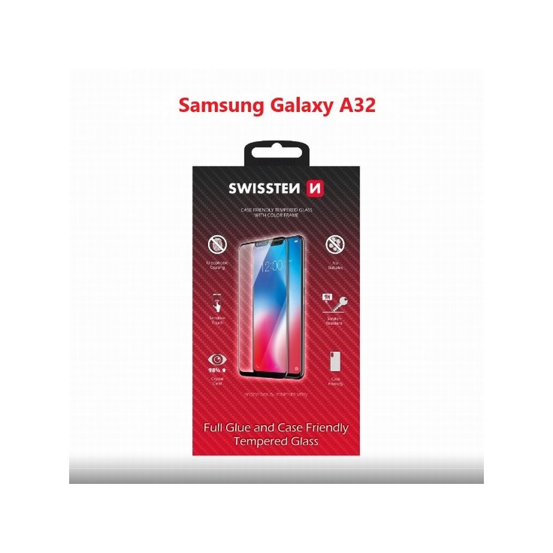Swissten ochranné Sklo Case Friendly Samsung A325 Galaxy A32 černé