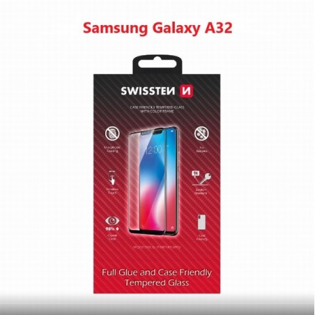 Swissten ochranné Sklo Case Friendly Samsung A325 Galaxy A32 černé