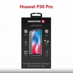 Swissten ochranné Sklo Ultra Durable 3D Huawei P30 pro černé