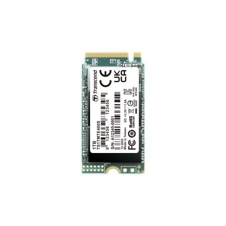 TRANSCEND MTE400S 1TB SSD disk M.2 2242, NVMe PCIe Gen3 x4 2,000MB/s R 1,700MB/s W