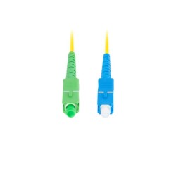 LANBERG optický patch cord SM SC/APC-SC/UPC simplex 5m LSZH G657A1 průměr 3mm, barva žlutá
