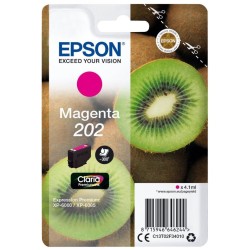 EPSON ink bar Singlepack "Kiwi" Magenta 202 Claria Premium Ink 4,1 ml, BAR 300 stran