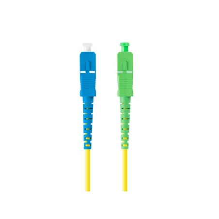 LANBERG optický patch cord SM SC/APC-SC/UPC simplex 2m LSZH G657A1 průměr 3mm, barva žlutá