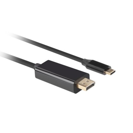Lanberg USB-C(M)- DisplayPort(M) kabel 3m 4K 60Hz černá