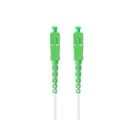 LANBERG optický patch cord SM SC/APC-SC/APC simplex 30m LSZH G657B3 průměr 3mm, barva bílá