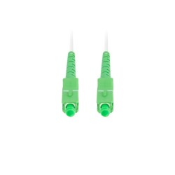 LANBERG optický patch cord SM SC/APC-SC/APC simplex 50m LSZH G657A2 průměr 3mm, barva bílá