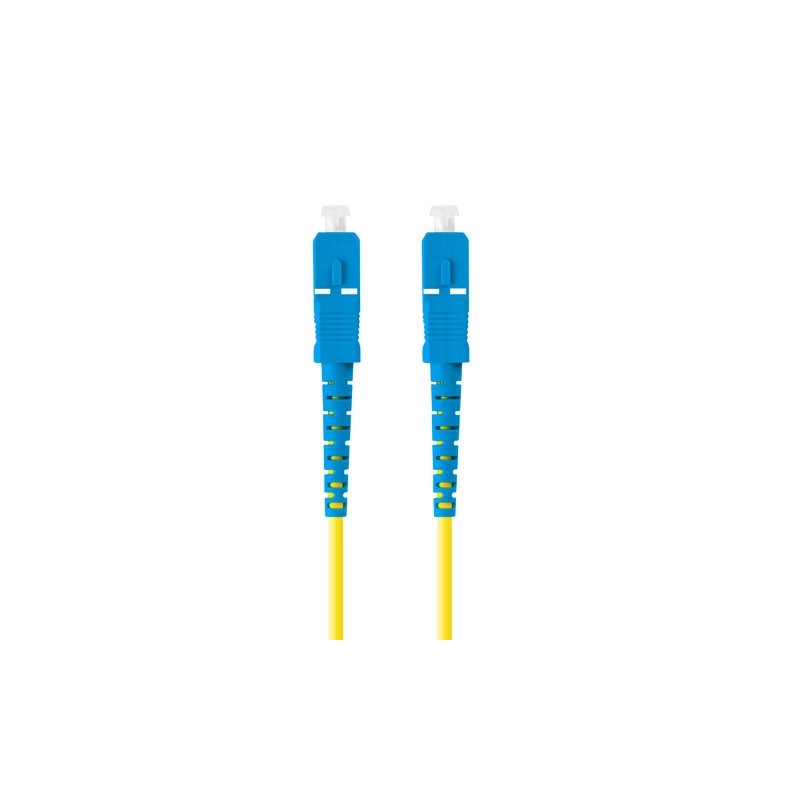 LANBERG optický patch cord SM SC/UPC-SC/UPC simplex 10m LSZH G657A1 průměr 3mm, barva žlutá