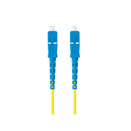 LANBERG optický patch cord SM SC/UPC-SC/UPC simplex 10m LSZH G657A1 průměr 3mm, barva žlutá