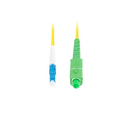 LANBERG optický patch cord SM LC/UPC-SC/APC simplex 5m LSZH G657A1 průměr 3mm, barva žlutá