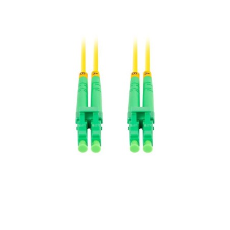 LANBERG optický patch cord SM LC/APC-LC/APC duplex 2m LSZH G657A1 průměr 3mm, barva žlutá