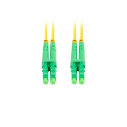 LANBERG optický patch cord SM LC/APC-LC/APC duplex 3m LSZH G657A1 průměr 3mm, barva žlutá