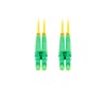 LANBERG optický patch cord SM LC/APC-LC/APC duplex 3m LSZH G657A1 průměr 3mm, barva žlutá