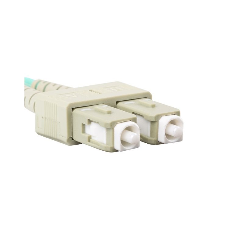 LANBERG optický patch cord MM SC/UPC-SC/UPC duplex 2m LSZH OM4 50/125 průměr 3mm, barva magenta