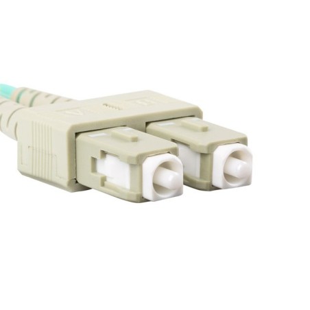 LANBERG optický patch cord MM SC/UPC-SC/UPC duplex 2m LSZH OM4 50/125 průměr 3mm, barva magenta