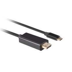 Lanberg USB-C(M)- DisplayPort(M) kabel 1,8m 4K 60Hz černá