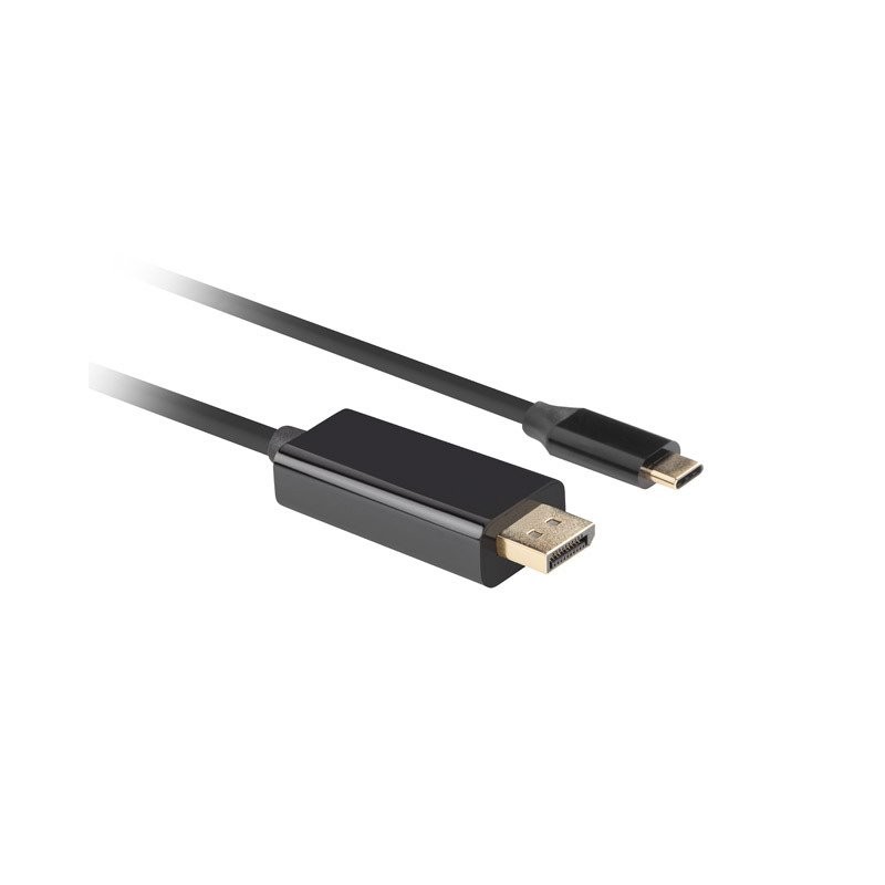 Lanberg USB-C(M)- DisplayPort(M) kabel 1,8m 4K 60Hz černá