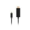 Lanberg USB-C(M)- HDMI(M) kabel 1,8m 4K 60Hz černá